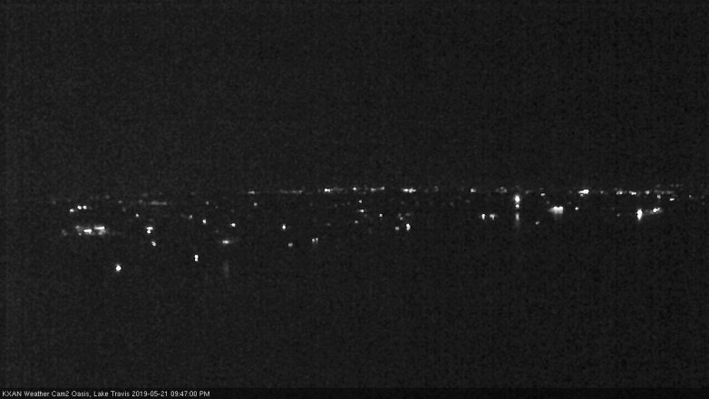 Lake Travis webcam, May 21, 2019 8:50 PM CT