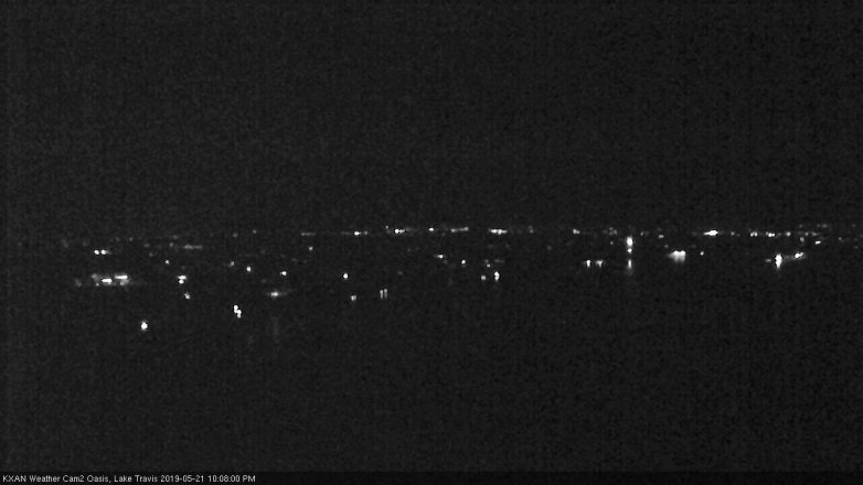 Lake Travis webcam, May 21, 2019 9:10 PM CT