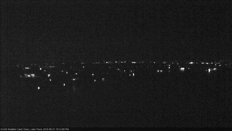 Lake Travis webcam, May 21, 2019 9:15 PM CT