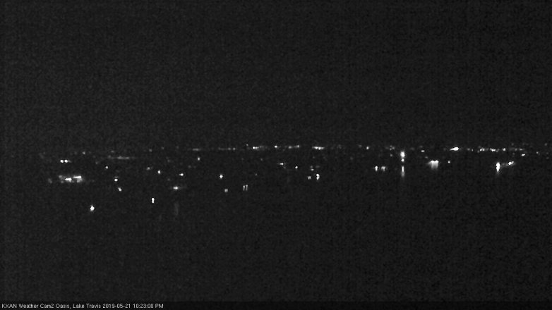Lake Travis webcam, May 21, 2019 9:25 PM CT
