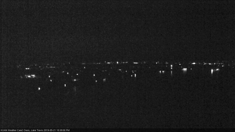 Lake Travis webcam, May 21, 2019 9:40 PM CT