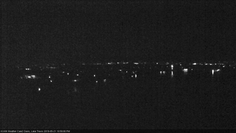 Lake Travis webcam, May 21, 2019 10:00 PM CT