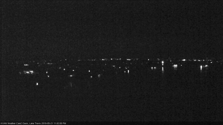 Lake Travis webcam, May 21, 2019 10:05 PM CT