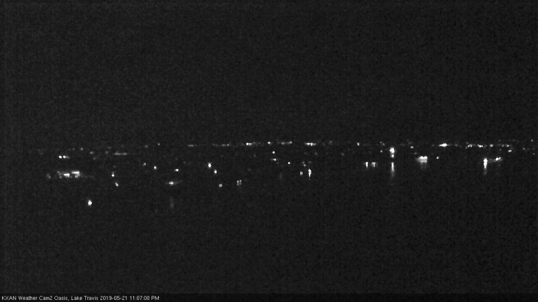 Lake Travis webcam, May 21, 2019 10:10 PM CT