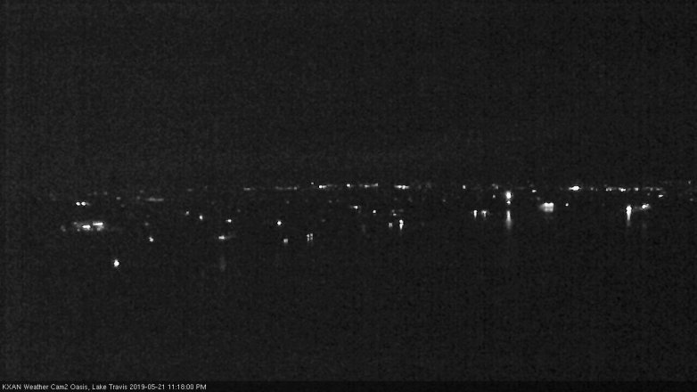 Lake Travis webcam, May 21, 2019 10:20 PM CT