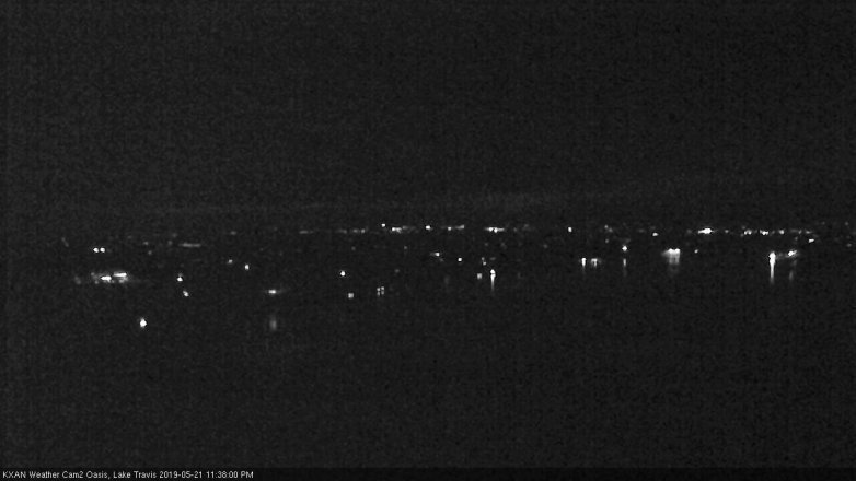 Lake Travis webcam, May 21, 2019 10:40 PM CT