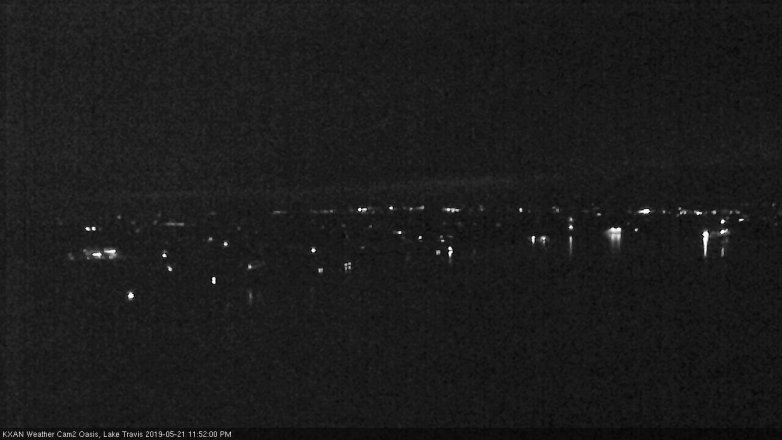 Lake Travis webcam, May 21, 2019 10:55 PM CT