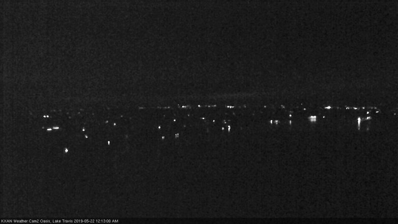 Lake Travis webcam, May 21, 2019 11:15 PM CT