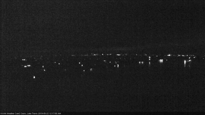 Lake Travis webcam, May 21, 2019 11:20 PM CT