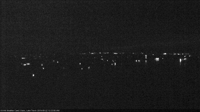 Lake Travis webcam, May 21, 2019 11:25 PM CT