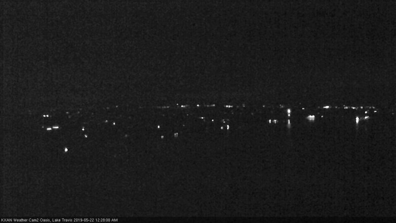 Lake Travis webcam, May 21, 2019 11:30 PM CT