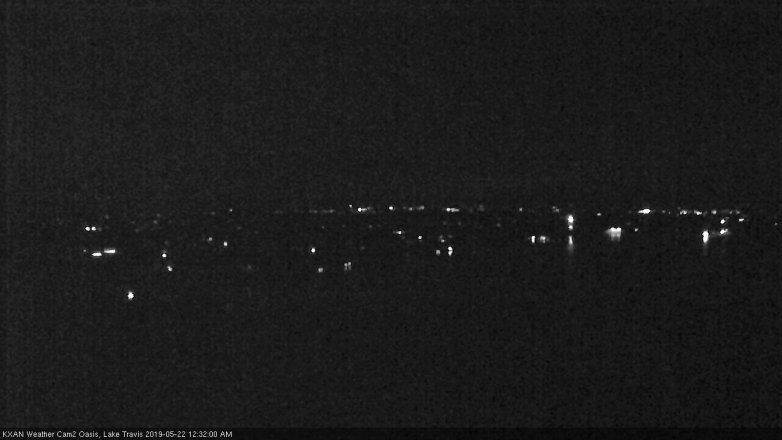 Lake Travis webcam, May 21, 2019 11:35 PM CT