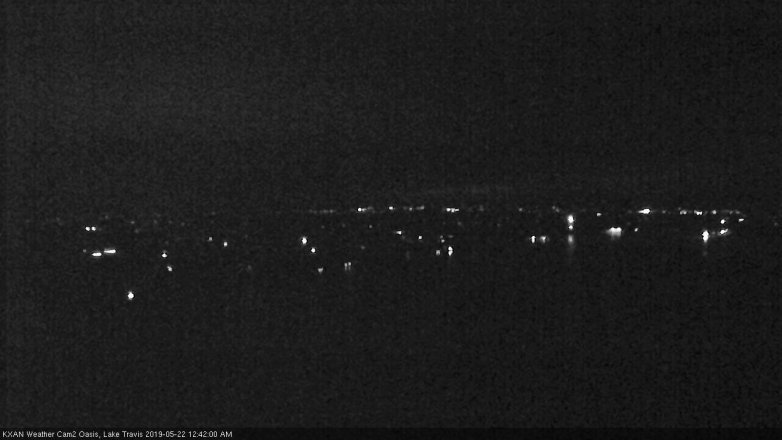 Lake Travis webcam, May 21, 2019 11:45 PM CT