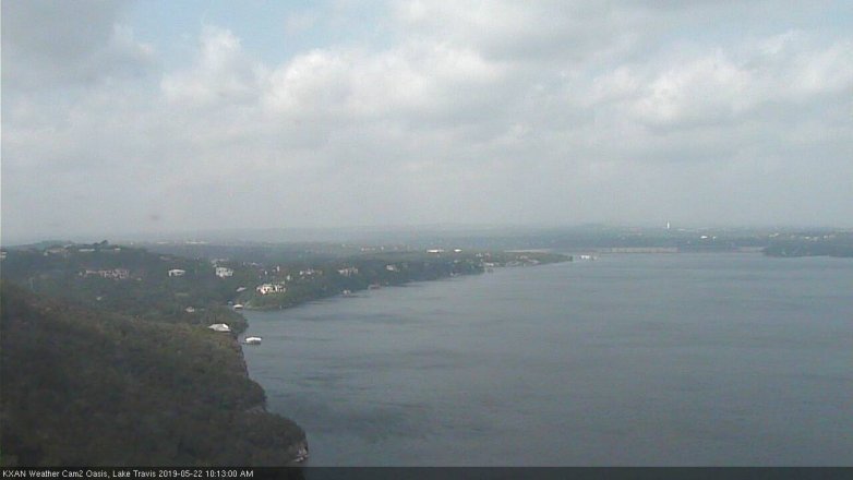 Lake Travis webcam, May 22, 2019 9:15 AM CT