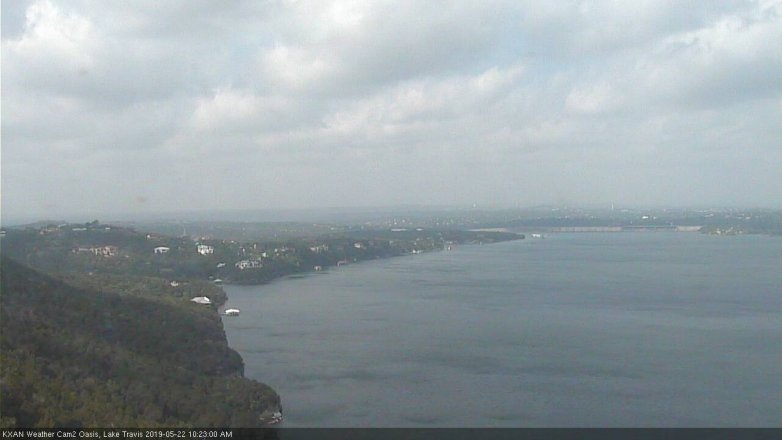 Lake Travis webcam, May 22, 2019 9:25 AM CT