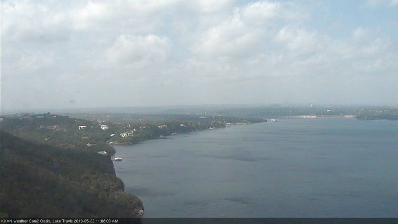 Lake Travis webcam, May 22, 2019 10:10 AM CT