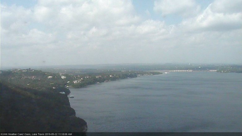 Lake Travis webcam, May 22, 2019 10:20 AM CT