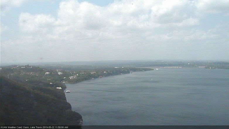 Lake Travis webcam, May 22, 2019 11:00 AM CT