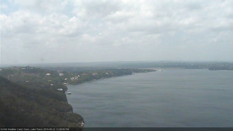 Lake Travis webcam, May 22, 2019 11:40 AM CT