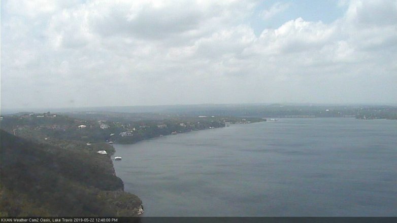 Lake Travis webcam, May 22, 2019 11:50 AM CT