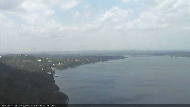 Lake Travis webcam, May 22, 2019 11:55 AM CT