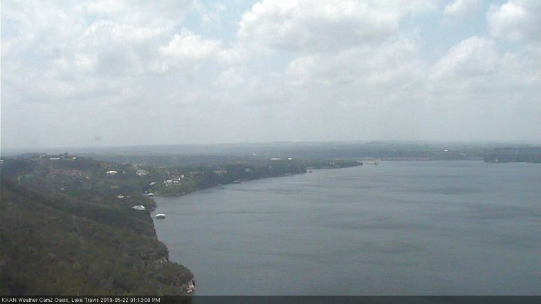 Lake Travis webcam, May 22, 2019 12:15 PM CT