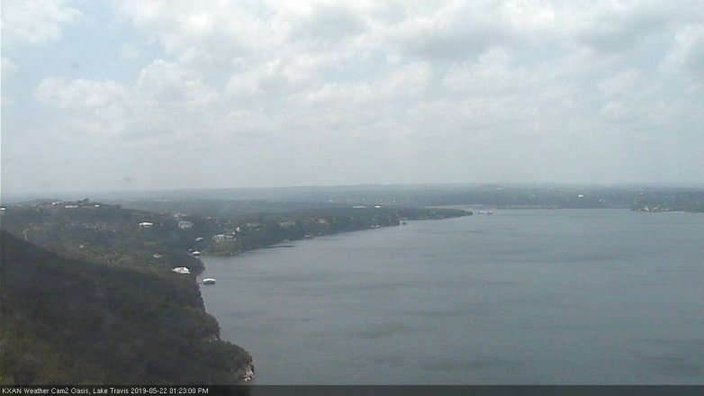 Lake Travis webcam, May 22, 2019 12:25 PM CT