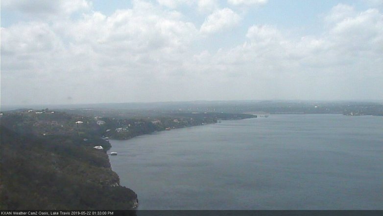 Lake Travis webcam, May 22, 2019 12:35 PM CT