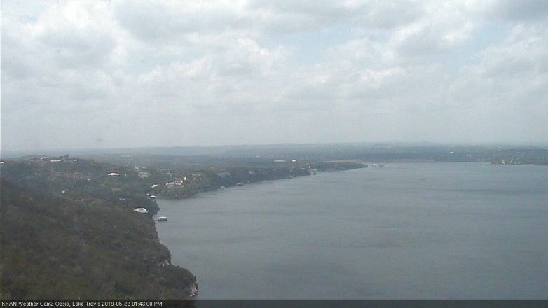 Lake Travis webcam, May 22, 2019 12:45 PM CT