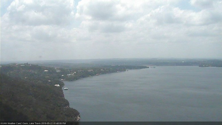 Lake Travis webcam, May 22, 2019 12:50 PM CT