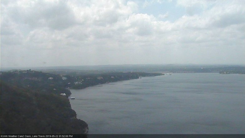 Lake Travis webcam, May 22, 2019 12:55 PM CT