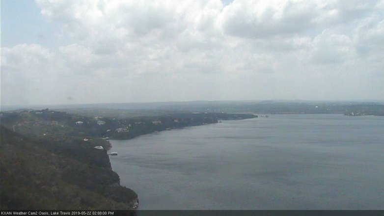 Lake Travis webcam, May 22, 2019 1:10 PM CT