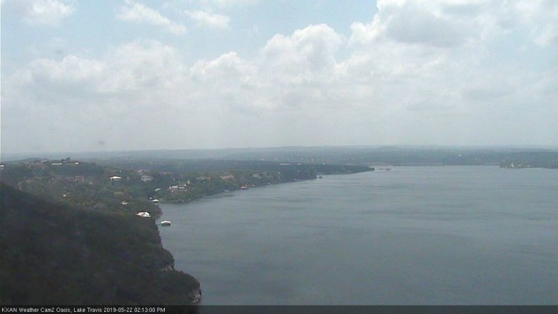 Lake Travis webcam, May 22, 2019 1:15 PM CT