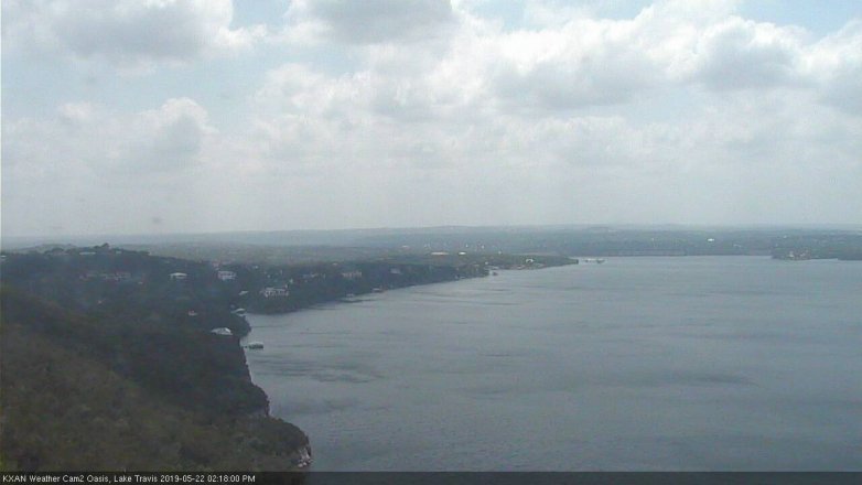 Lake Travis webcam, May 22, 2019 1:20 PM CT