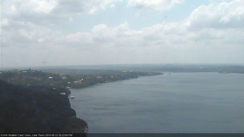 Lake Travis webcam, May 22, 2019 1:25 PM CT