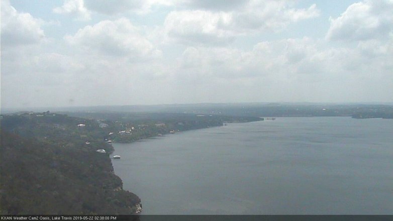 Lake Travis webcam, May 22, 2019 1:40 PM CT