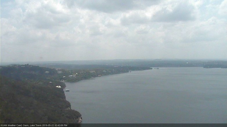 Lake Travis webcam, May 22, 2019 1:45 PM CT