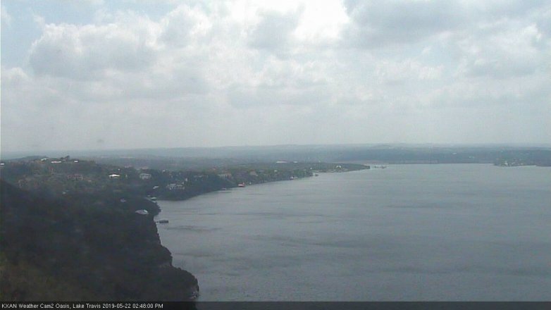 Lake Travis webcam, May 22, 2019 1:50 PM CT