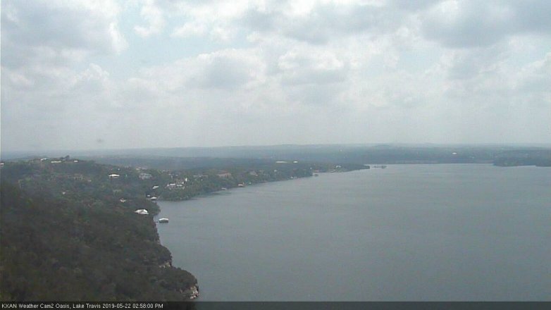 Lake Travis webcam, May 22, 2019 2:00 PM CT