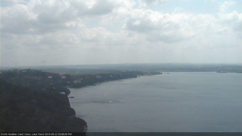Lake Travis webcam, May 22, 2019 2:10 PM CT