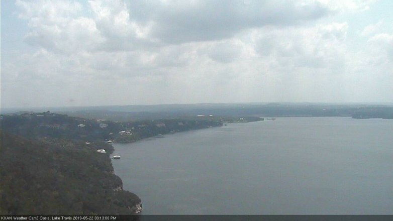 Lake Travis webcam, May 22, 2019 2:15 PM CT
