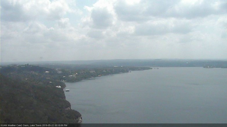 Lake Travis webcam, May 22, 2019 2:20 PM CT