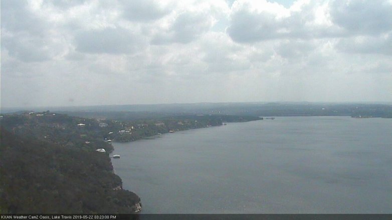 Lake Travis webcam, May 22, 2019 2:25 PM CT