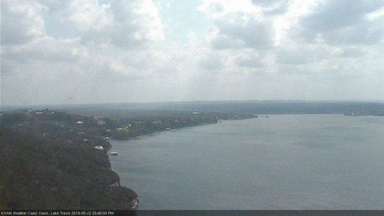 Lake Travis webcam, May 22, 2019 2:50 PM CT