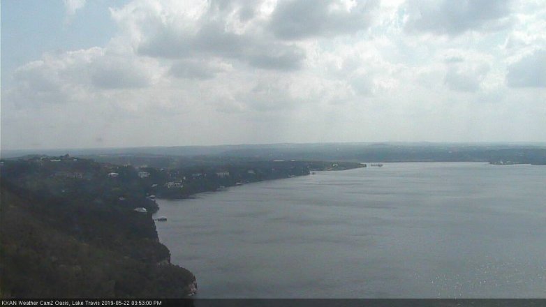 Lake Travis webcam, May 22, 2019 2:55 PM CT