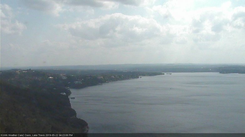 Lake Travis webcam, May 22, 2019 3:25 PM CT