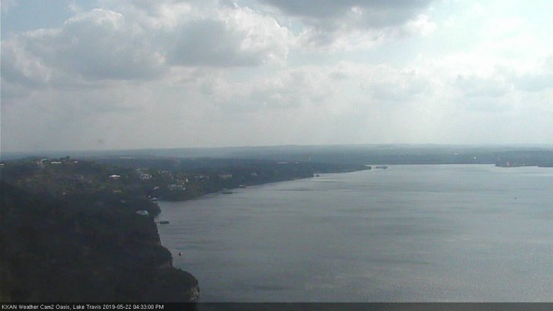 Lake Travis webcam, May 22, 2019 3:35 PM CT