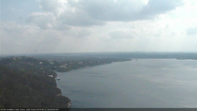 Lake Travis webcam, May 22, 2019 3:40 PM CT
