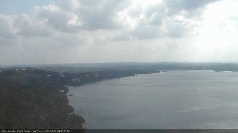 Lake Travis webcam, May 22, 2019 4:00 PM CT