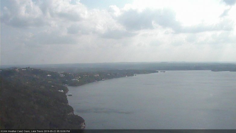 Lake Travis webcam, May 22, 2019 4:20 PM CT